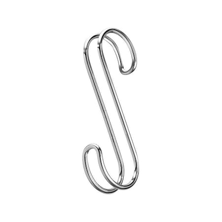 Interdesign iDesign 2.4 in. H X 3/4 in. W X 8.1 in. L Chrome Closet Hook 06500